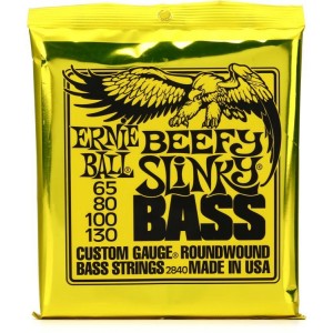 Ernie Ball 2840 Beefy Slinky Bass Strings, 65-130